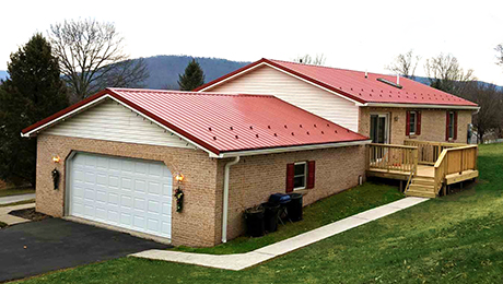 Example of an AB Martin G100 metal roof.