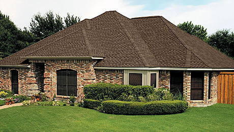 Example of a GAF Timberline HD shingle roof.